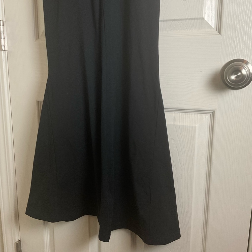 OFFLINE Aerie OG Foldover High Waist Super Flare Leggings Sz S Black Pull On - Picture 6 of 8